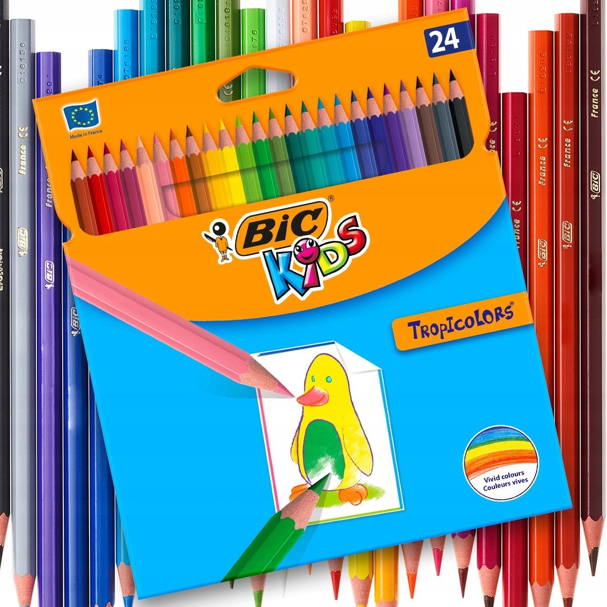 KREDKI BIC 24KOL. TROPICOLORS2 2510