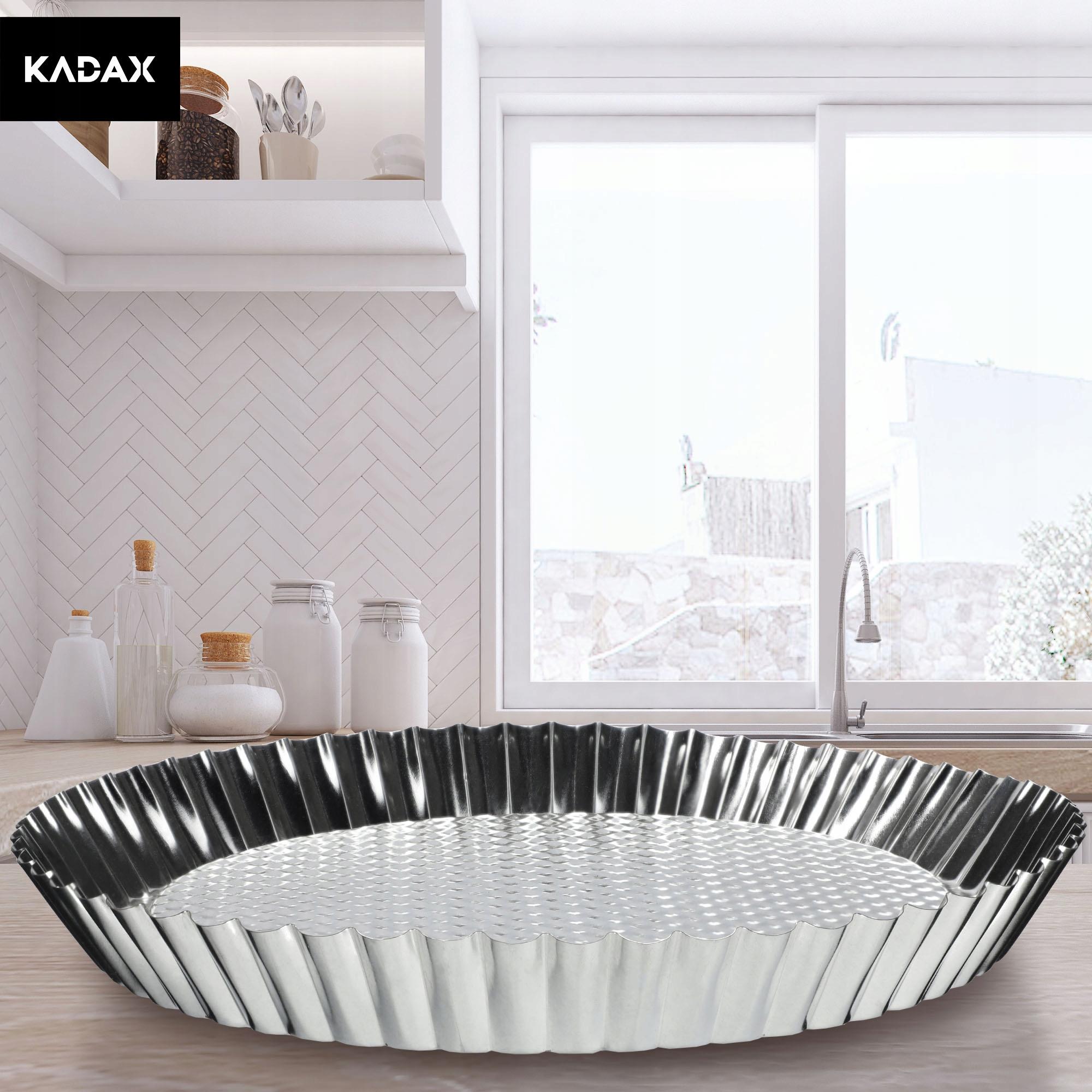 BLACHA OKRĄGŁA FORMA DO PIECZENIA TARTY CIAST 28cm