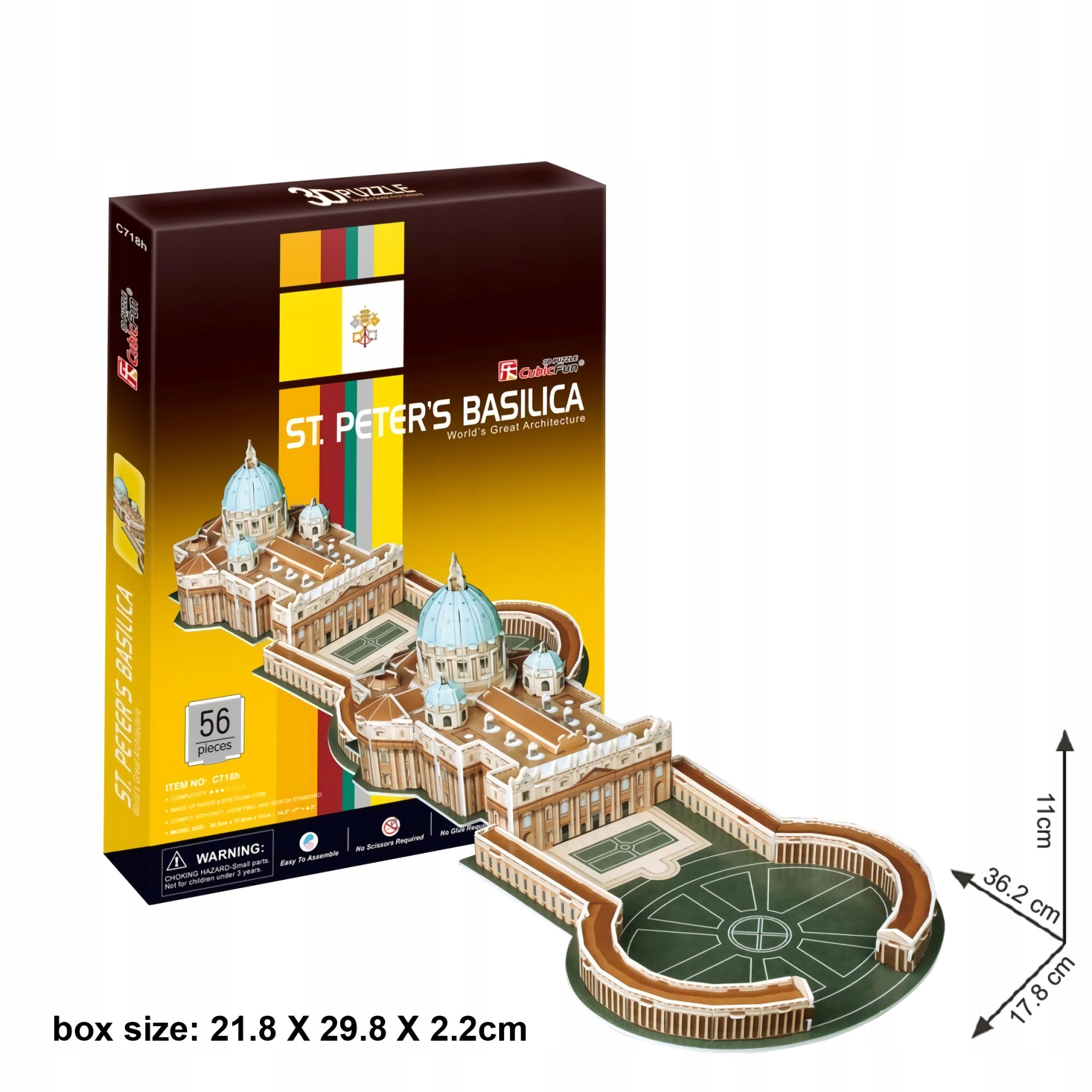 PUZZLE 3D BAZYLIKA ŚW. PIOTRA 2446