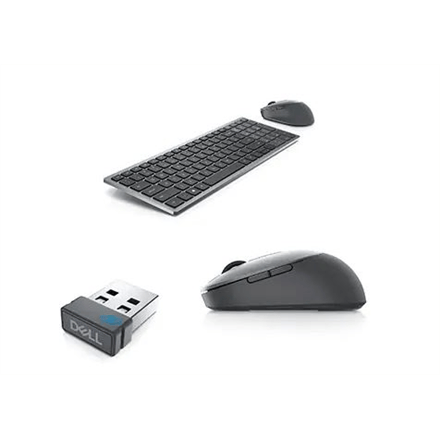 Bezprzewodowy odbiornik myszy/klawiatury | USB | RF 2.4 GHz | Szary