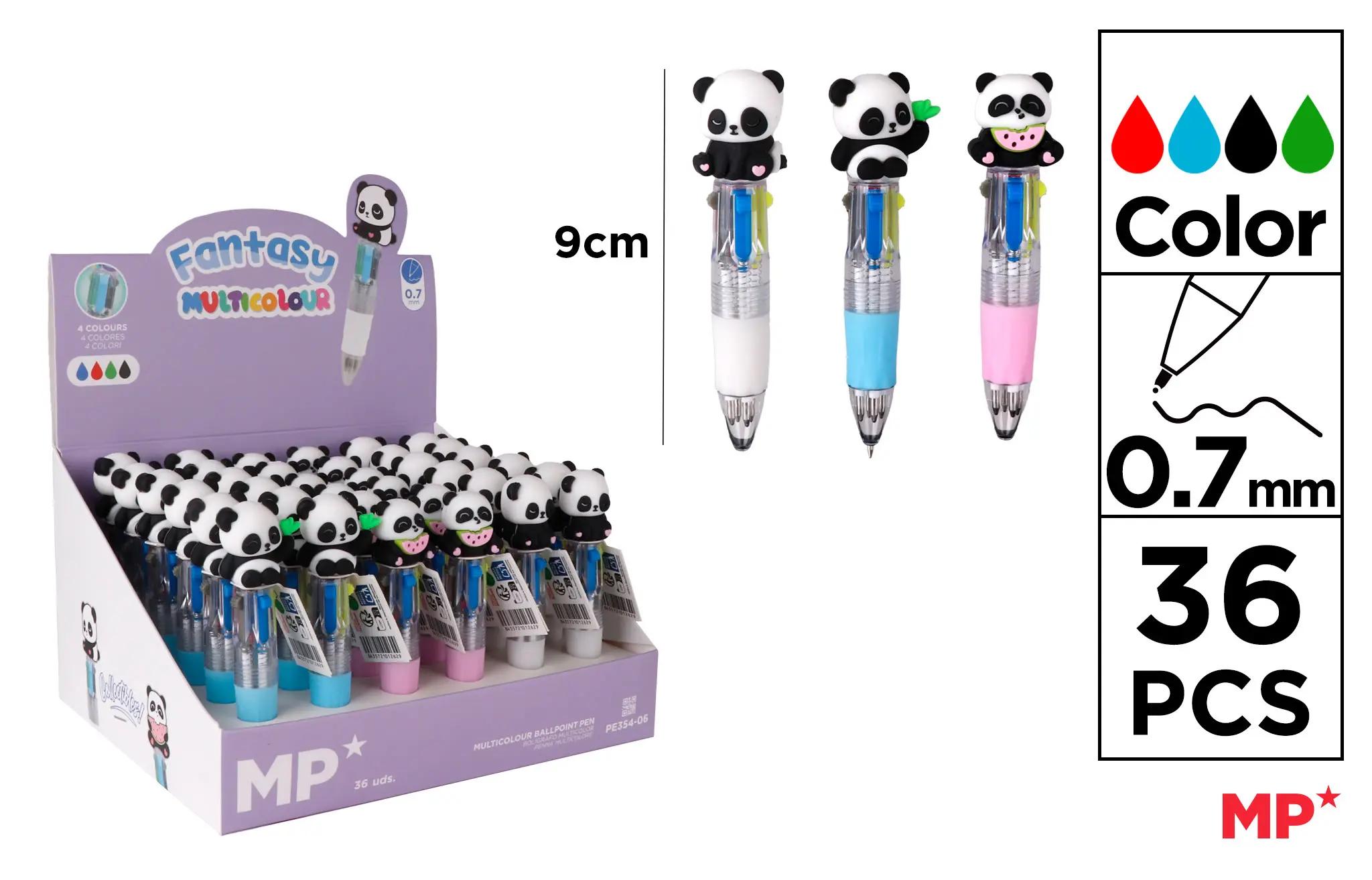 DŁUGOPIS MINI 4W1 0,7MM PANDA MAIN PAPER