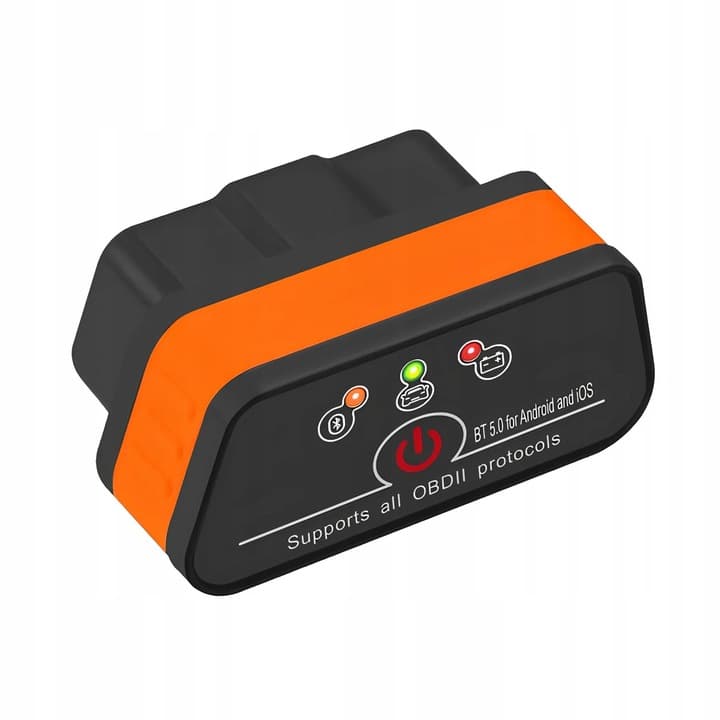 Interfejs diagnostyczny ELM327 Tester OBD2 Bluetooth 5.0 Smartphone iPhone