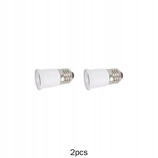 2x podstawa z przedłużaczem E27 do E27 Podstawa