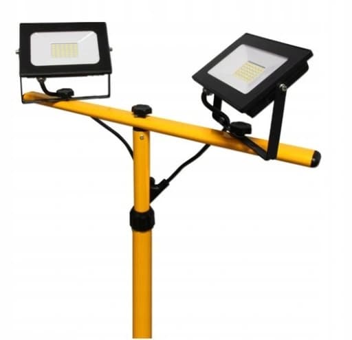 Halogen LED 2x100W + Statyw Budowlany + Pokrowiec