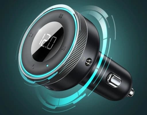 BASEUS ŁADOWARKA TRANSMITER FM BLUETOOTH 5.0 QC3