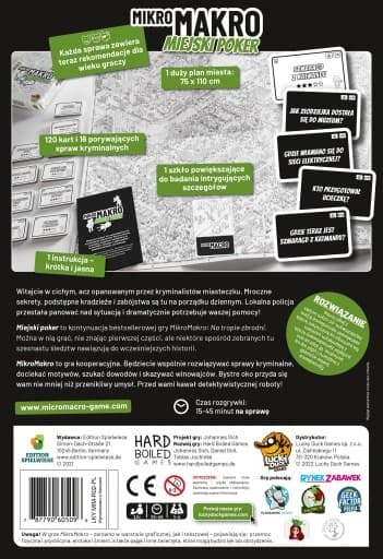 Gra planszowa LUCKY DUCK MikroMakro: Miejski poker