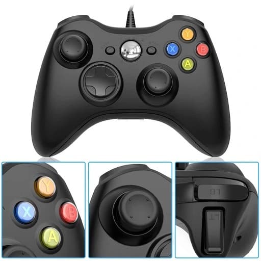 GAMEPAD PAD do XBOX 360 PC KONSOLI USB DUAL SHOCK