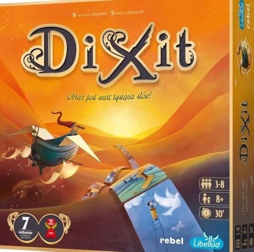 DIXIT - NOWA EDYCJA - DO 8 GRACZY - GRA RODZINNA