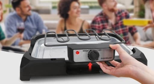GRILL ELEKTRYCZNY STOJĄCY na BALKON TARAS OGRODU