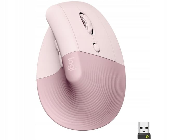 Mysz LOGITECH Lift Różowy