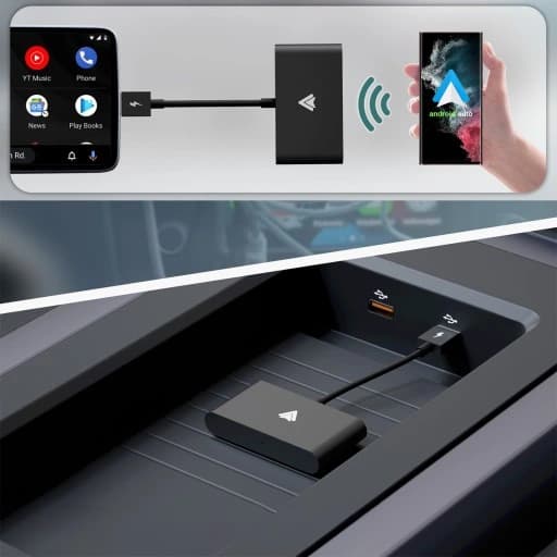 BEZPRZEWODOWY ANDROID AUTO ADAPTER XSTORM WIFI BT