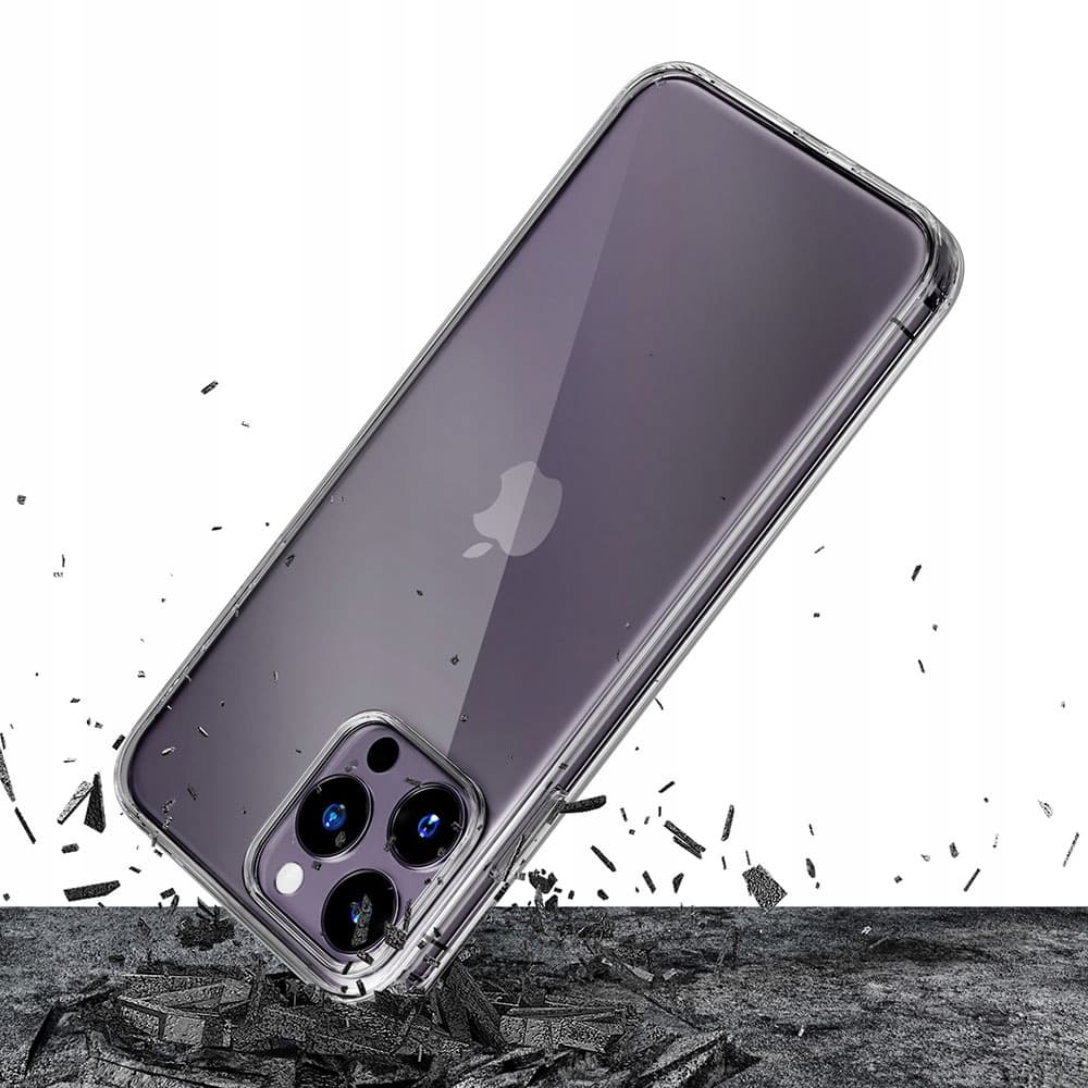 Silikonowe etui na Apple iPhone 15 Pro Max - 3mk Clear Case